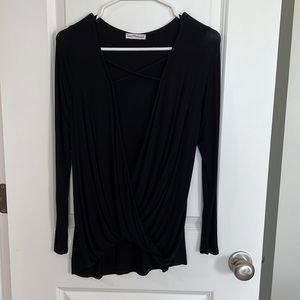 Dainty Hooligan long sleeve black shirt